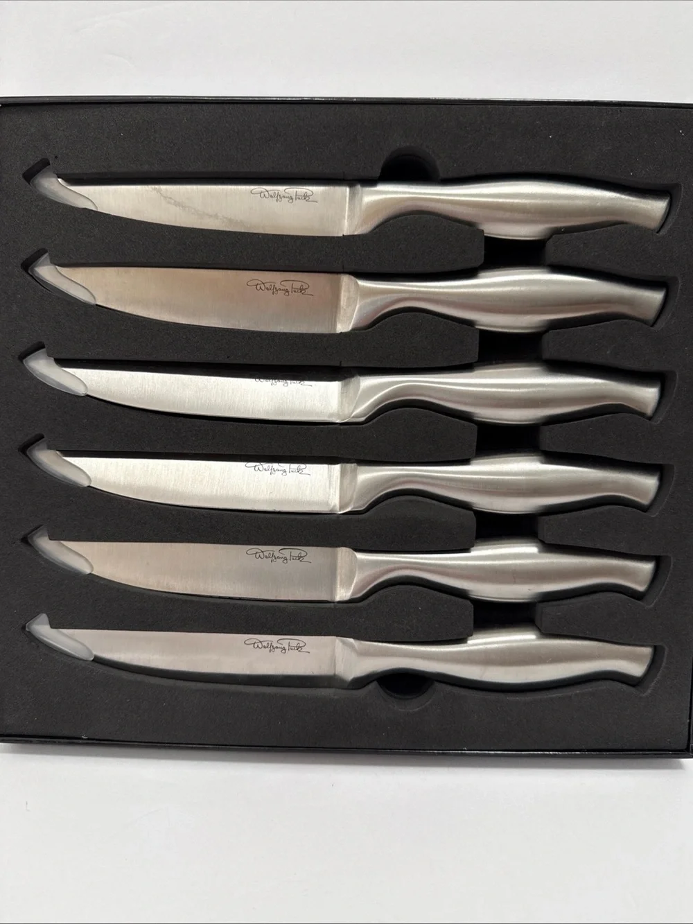 New Wolfgang Puck steak knife set stainless steel set of 6